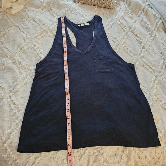 T BY ALEXANDER WANG Indigo Blue Tank Top Large - Picture 5 of 7